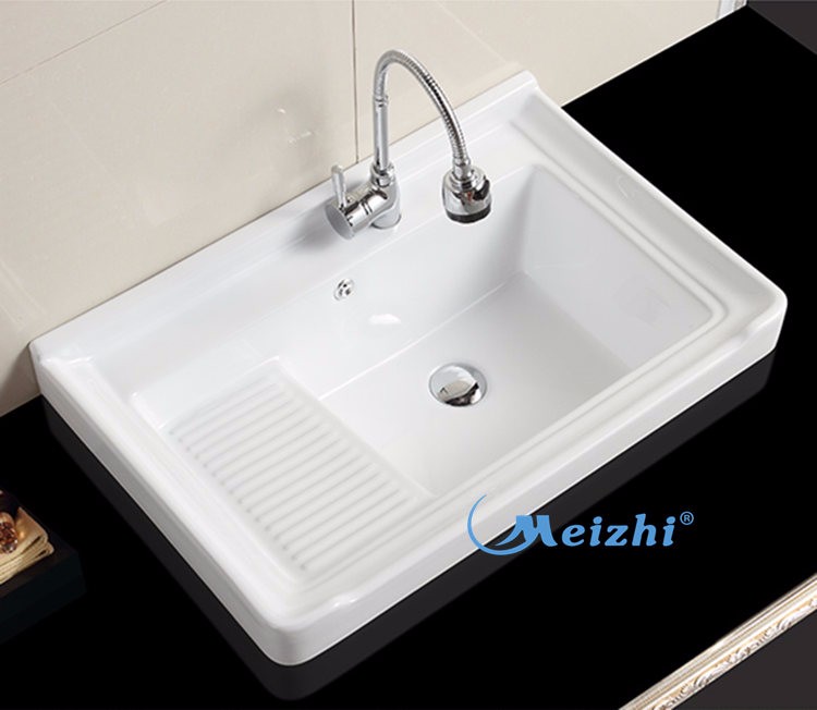More size ceramic basin for washing clothes