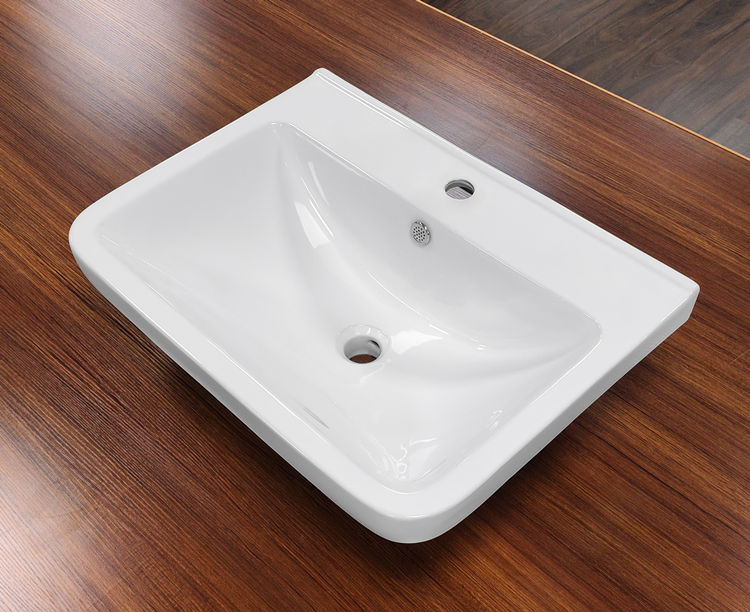 Chaozhou factory ceramic vanity rectangular washing basin