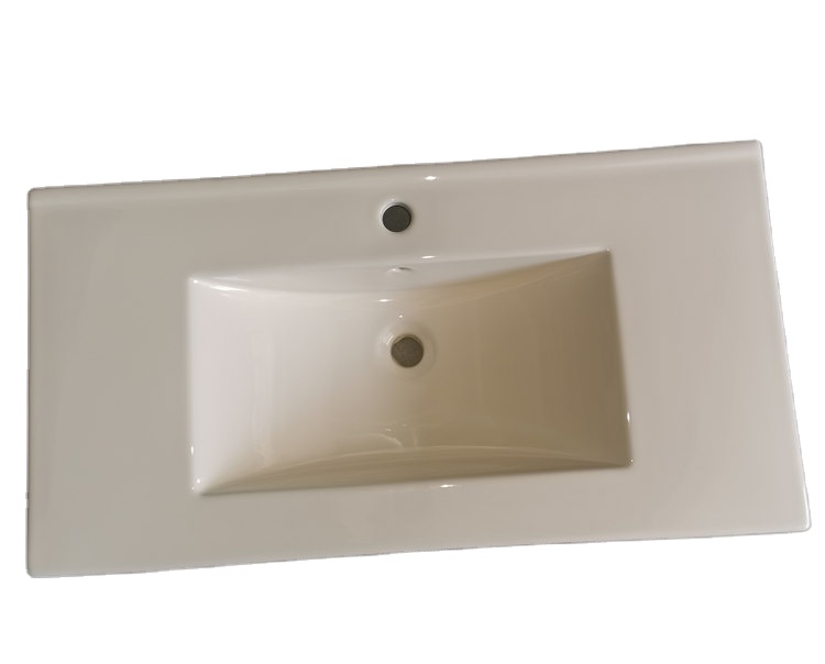 High quality low price bathroom ceramic ivory color basin