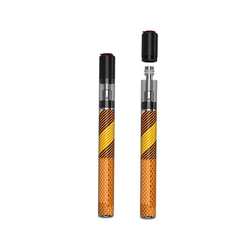 Colored vape electronic cigarette parts electronic smoke cbd vape pen cartridge and battery kit without oil