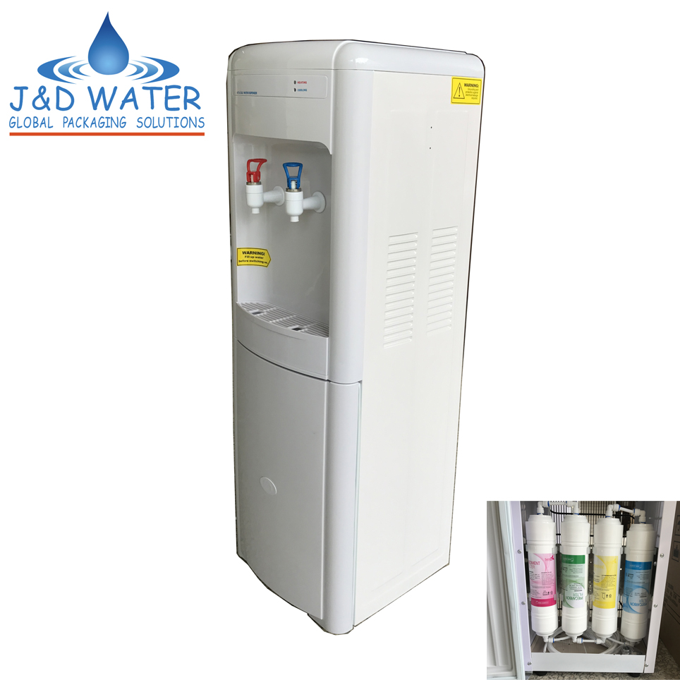 CE Certificate POU Hot and Cold Water Dispenser with Mini Filter