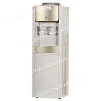 Hot and Cold Water Dispenser with Mini Fridge