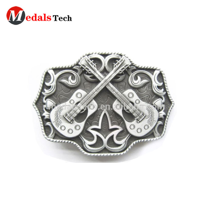 OEM customized and excellent zinc die cast antique plated Military buckle metal belt buckle