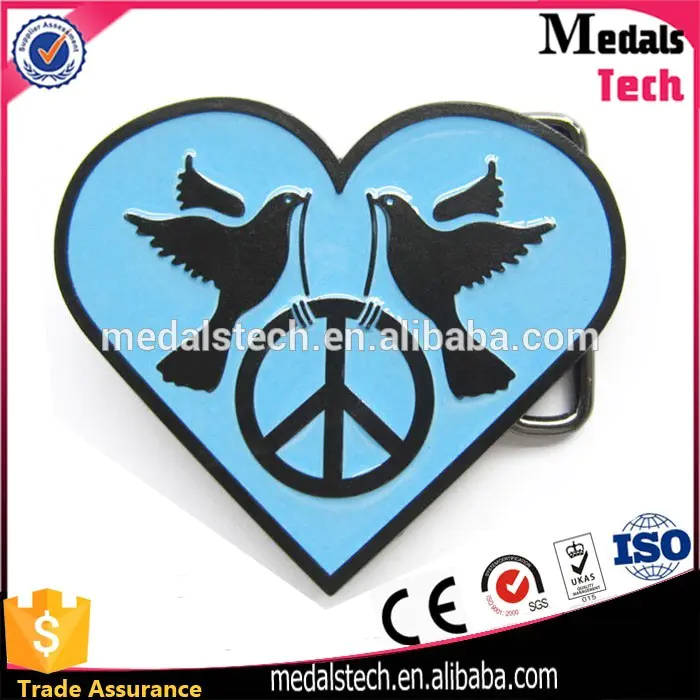 Custom personalized new design high quality low price metal 3d wolf belt buckle for kid