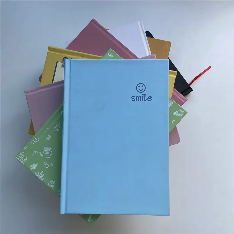 8.5x11 Cheap Case Binding Journal Planner Custom Prints Hardcover Notebook