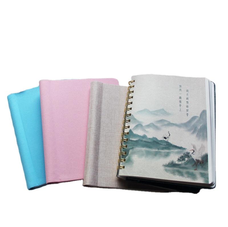 A4 A5 Wholesale JournalWholesale Hardcover Fancy Stationary Notebooks Spiral YO Binding with Custom Printing