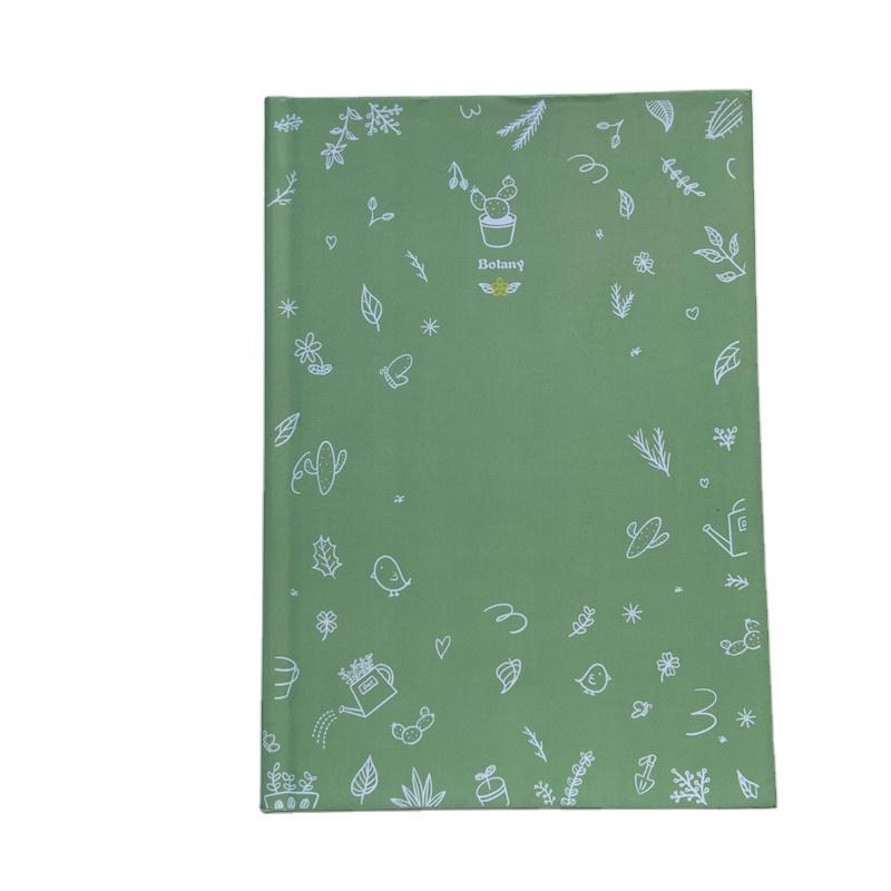 School Supplies Green Hardcover Journal Printing GraphPlanner Notebook