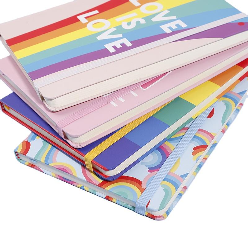 High Quality Notebook For Exercise Office Book Markers With Elastic Band Hardcover Unlined Notebook