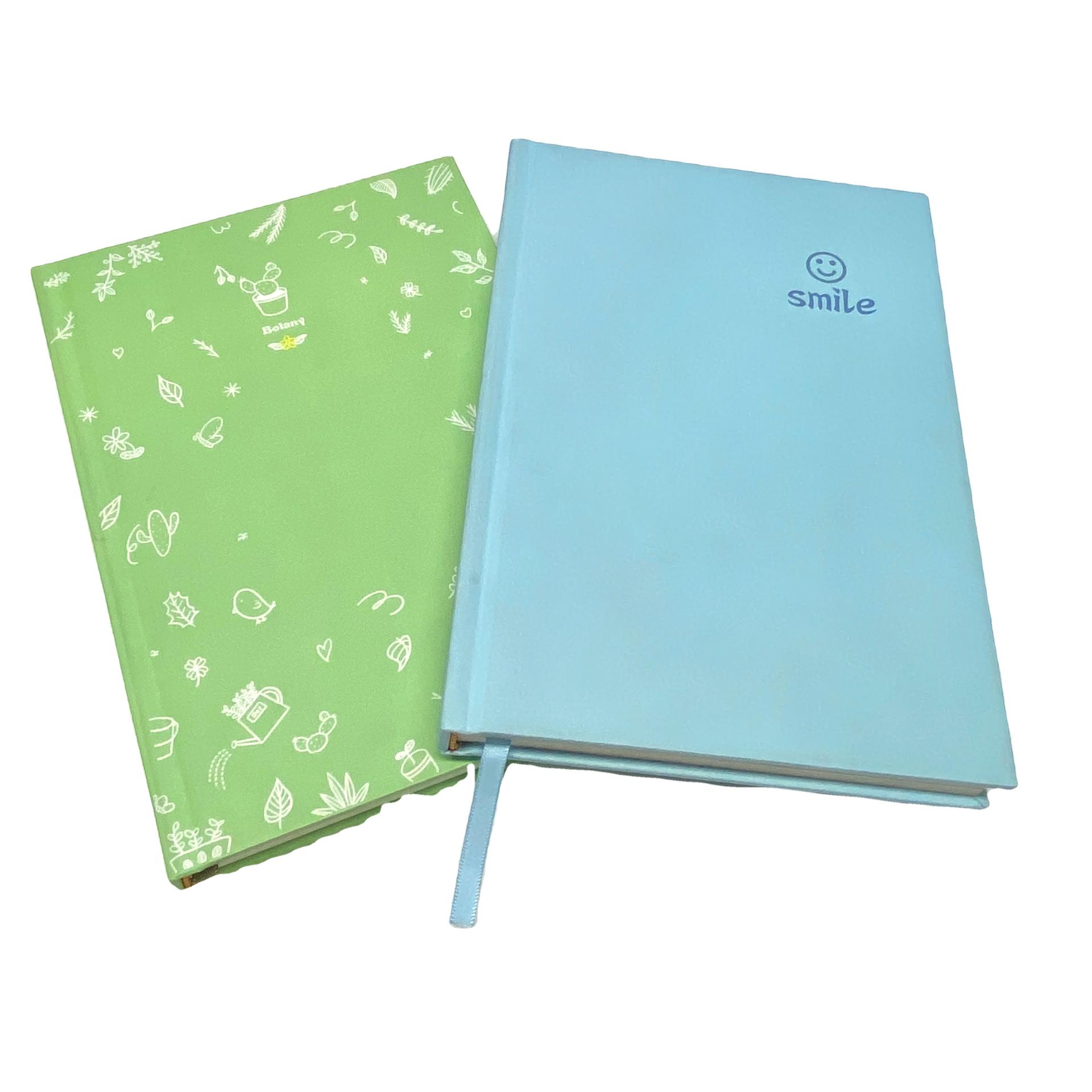 A5 Blue 2021 Planner Custom Logo JournalsFitness Hardcover Notebook