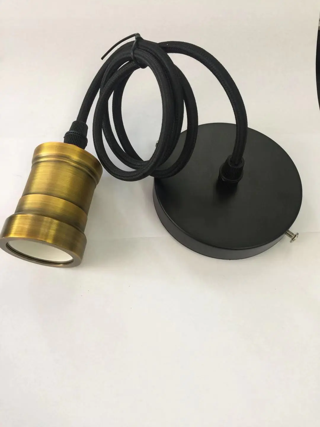OEM 1m cablewith Retro Vintage E27 E26 Pendant Lamp Holder Hanging Ceiling Light Bulb Socket