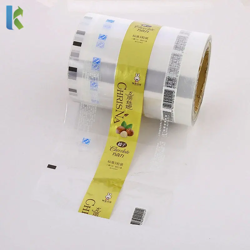 Customized Printed Aluminum Foil Metalized Film Laminating Food Packaging Plastic Roll Film