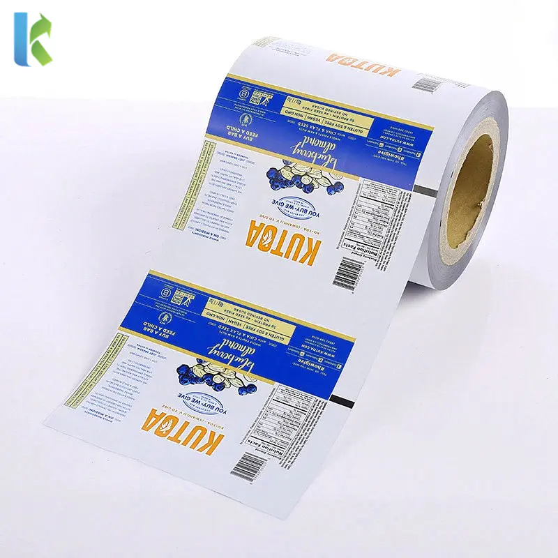 Laminating Plastic Food Packaging Printed Aluminum Roll Film Packaging Material