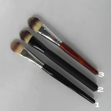 Professional single foundation makeup brush set synthetic hair single makeup brush foundation