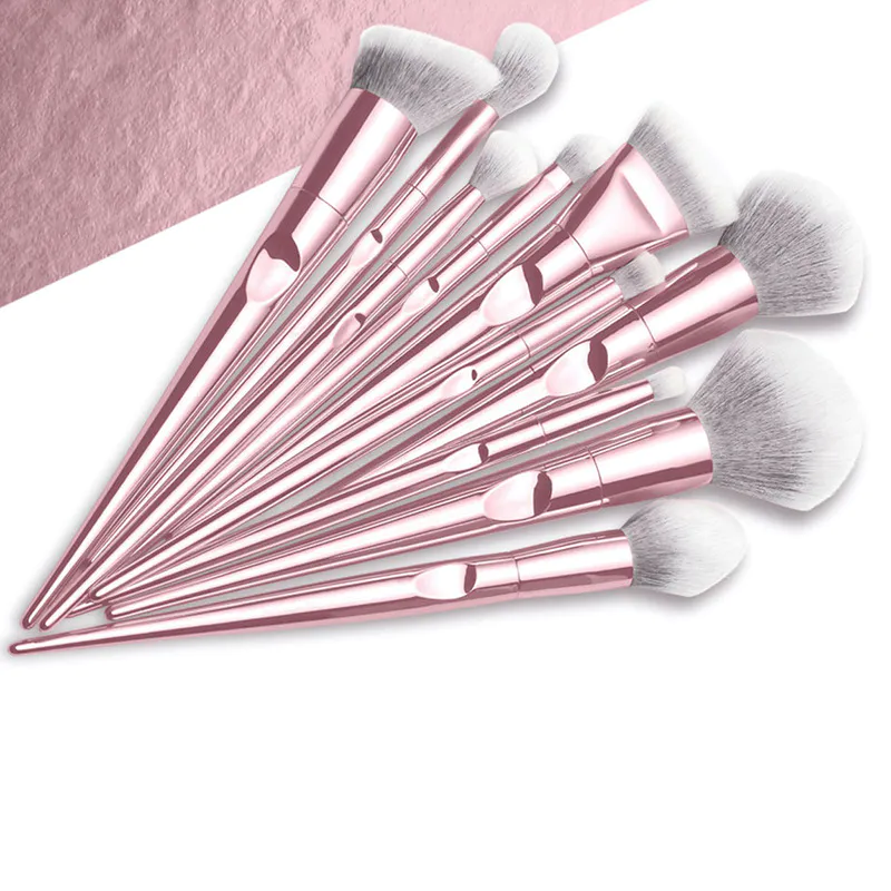 14 pièces pinceau de maquillage personnalisé chaud kawaii ensemble de pinceaux de maquillage professionnel pour le visage