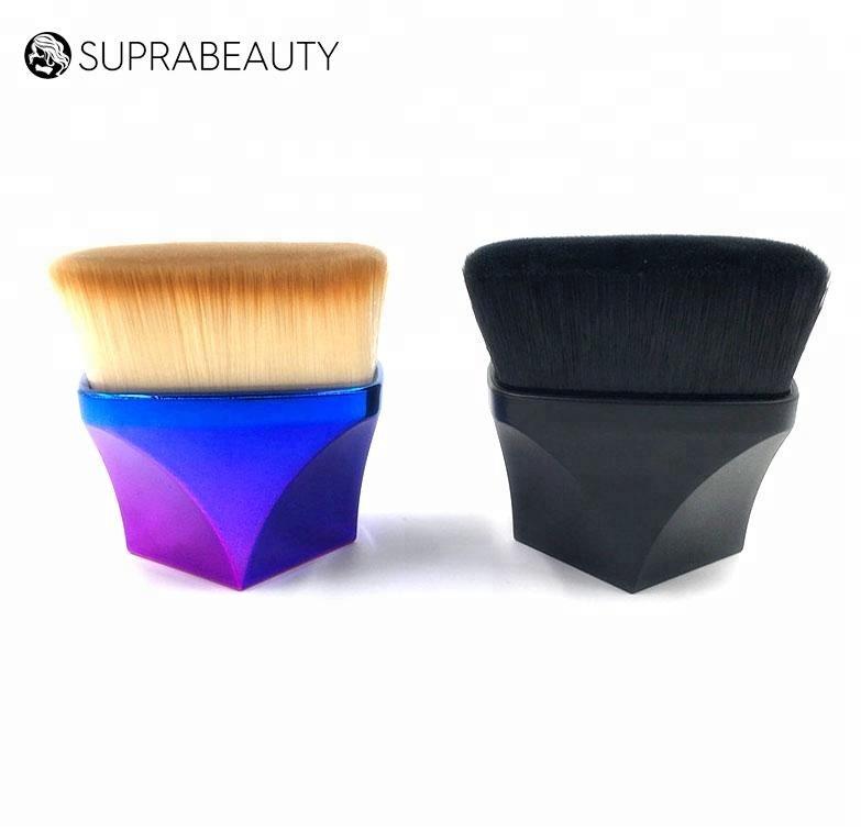 Synthetic hair private label beauty tools accessories petal shape foundation makeup kabuki brush
