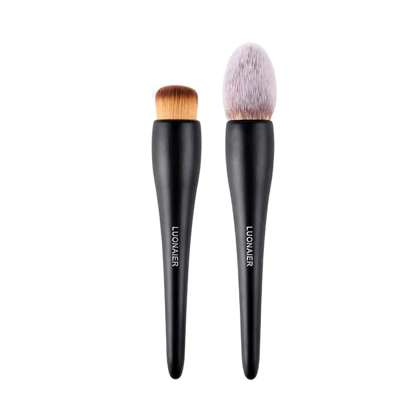 Single brush super soft vegan synthetic hair large makeup powder brush