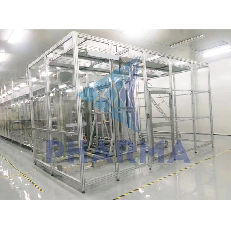 Cold rolled steel customized iso 7 clean booth