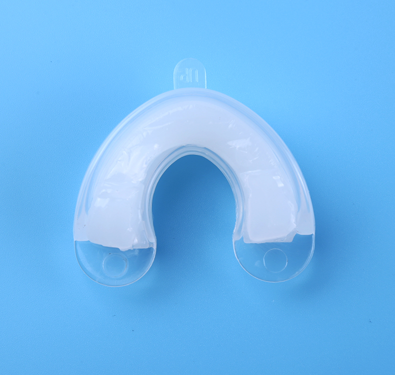 teeth whitening trays prefilled with silicone strips