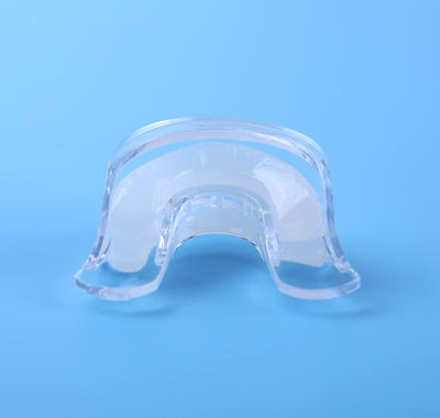 food grade silicone pre loaded teeth whitening tray