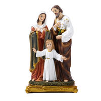 Christian Decoration Statue 30cm Height Holy Family Figurine Statue Set