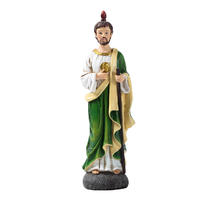 Christmas GiftSaint Statue 28cm Saint Jude Statue Custom OEM Resin Art Style Saint Joseph Jesus' Father Statue