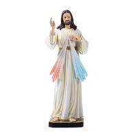 Religious items resin mercy statue 30cm divine mercy statue for Christmas