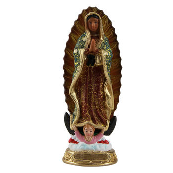 Religious Items 15 Cm Our Lady Of Guadalupe Lady Resin Guadalupe Statue