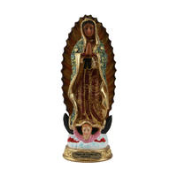 Europe Style 20cm Our Lady Of Guadalupe Figurine Resin Statues For Gift