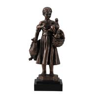 Big Size Statue Of Lady Women Figurine In Bronze Color Big Women Statue