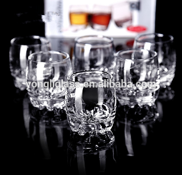 Hot Sales mini Whisky Drinking Glass Drinking Tumbler From Glass Factory