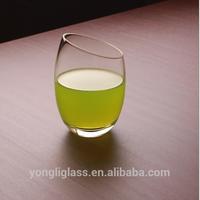 Hot selling crystal Blown glass cups tumbler for drinking whisky vodka and spirits dedicated
