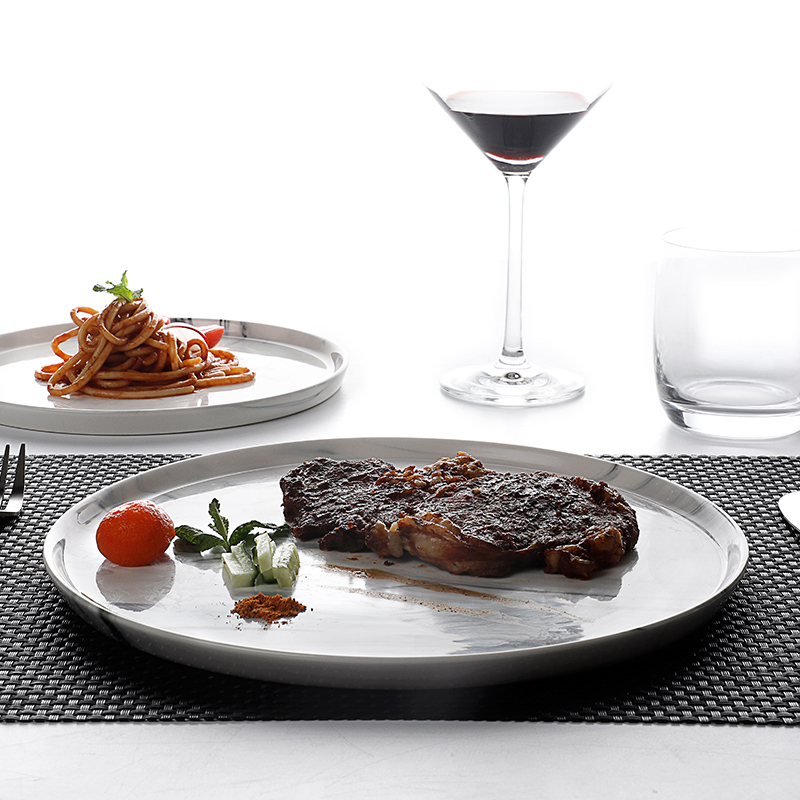 Plates Restaurant Hotel Catering Luxury Crockery Creative Tableware Porcelain Dinner Set Plates Sets Dinnerware
