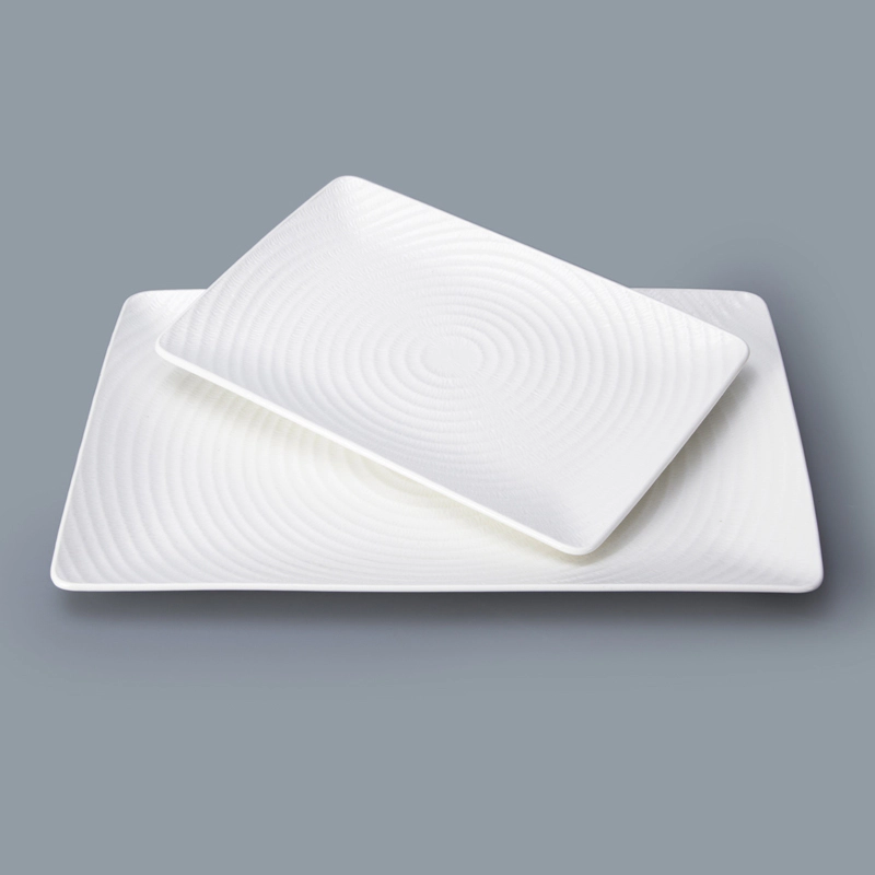 hotel rectangle dinner plate cutlery and crockery for restaurants