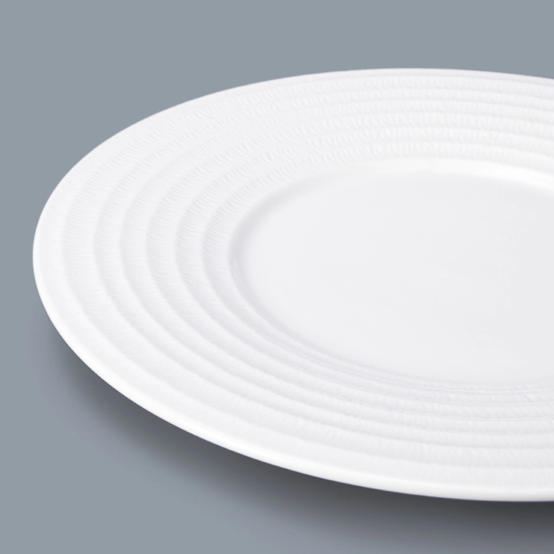slate dinner plate set dinner modern round plate restaurant