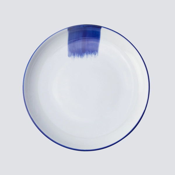 Handmade Colored Ceramic Plate High Temperature Hotel Dinnerware%