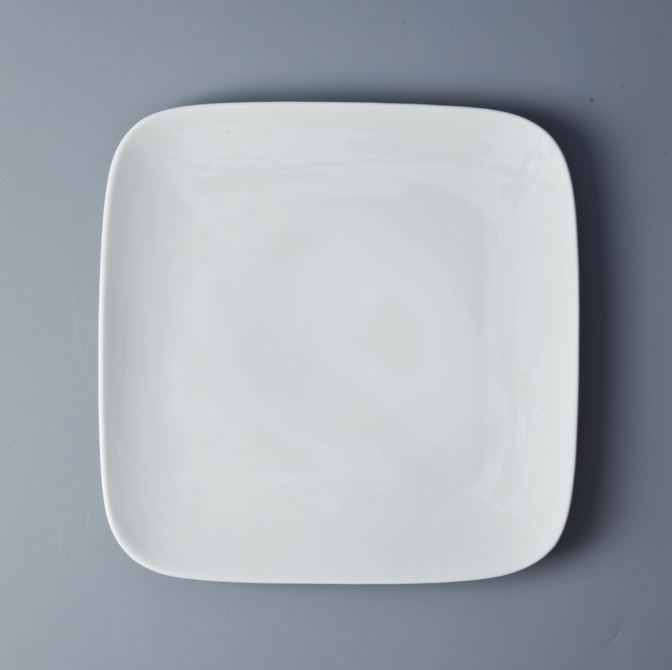 Bulk Porcelain Cheap Price Appetizer Plates, Square Dessert Plate, Party Tableware#