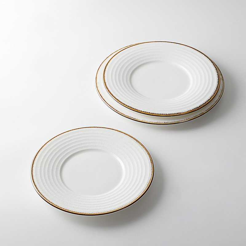 New Options White Ceramic Dinner Round, White Round Dinner Plates Bulk