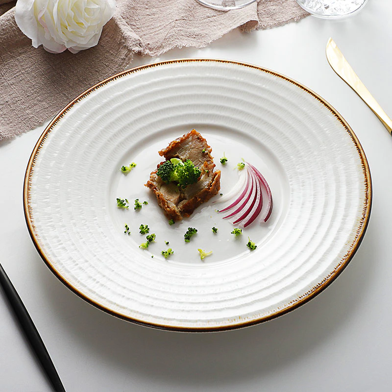 Custom Restaurant Dinnerware Cheap Bulk Dinner Plates, Nordic Ceramic Plate, Dinner Plates/