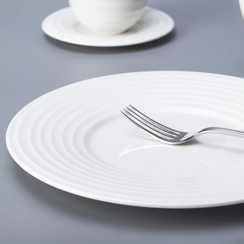 slate dinner plate set dinner modern round plate restaurant