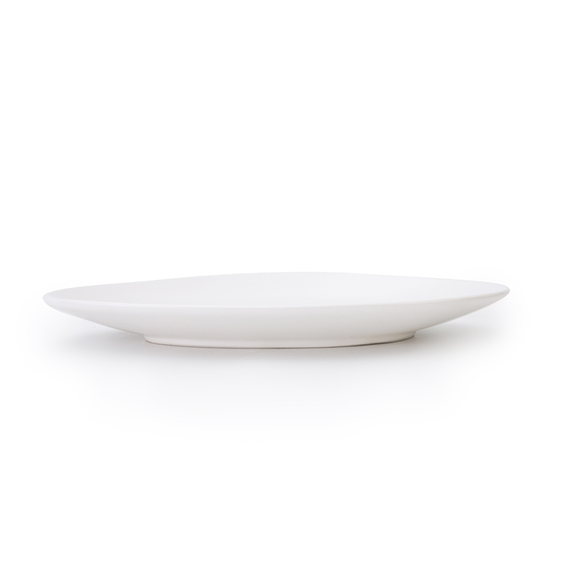 Porcelain Plates For Restaurants Matt White Hotel Serving Platter, Cheap White Dinner Plates For Restaurant~