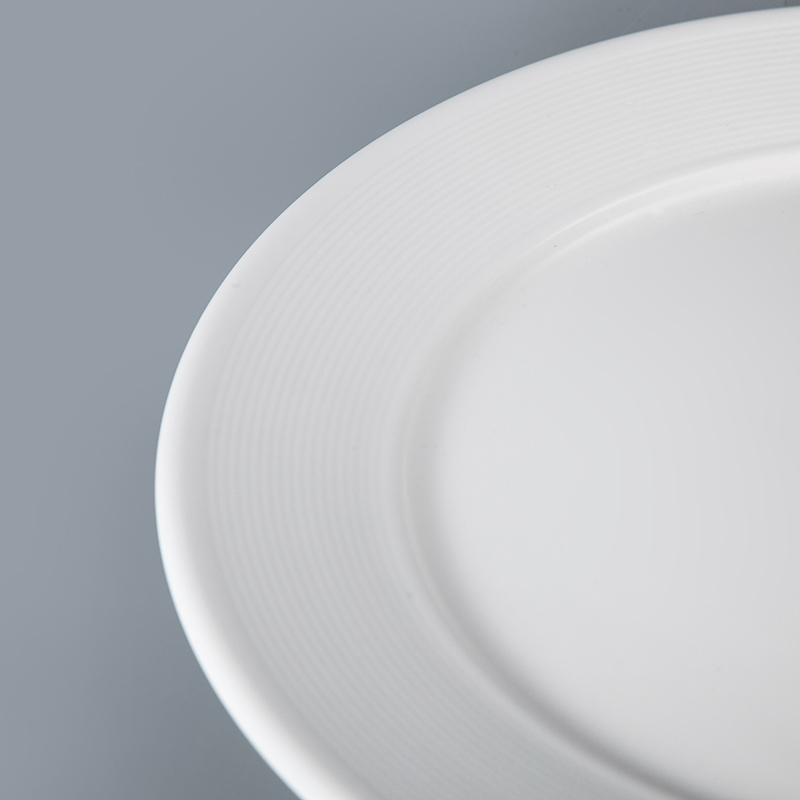 Haoxin Ceramics Chaozhou Wholesale Cheap Catering White Dinner Plates Customize for Weddings Restaurant