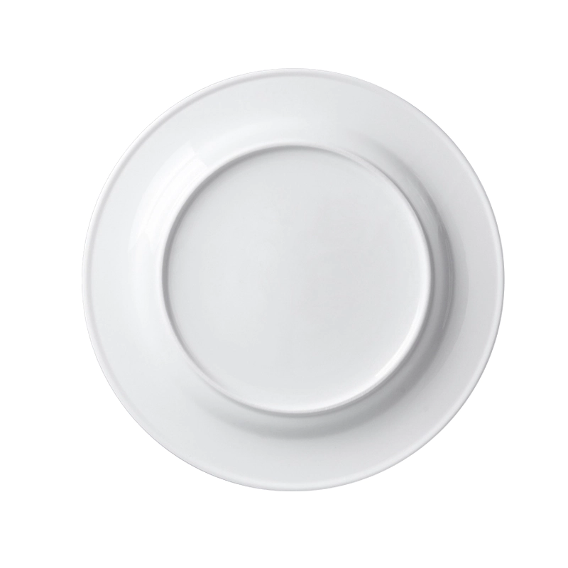 Modern Porcelain Custom Printed Dinner Plates Restaurant Crockery For Hotel^