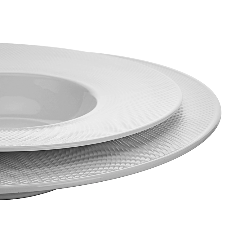 Two Eight Restaurant Hotel Supplies Ceramic Bowl, Banquet Dishes Wholesale Soup Dessert Plate Ceramic%