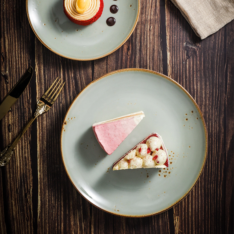 China importing Dessert Porcelain Dinner Plate, Guangzhou Factory Ceramics Dinner Dishes,Restaurant/Hotel Dinnerware