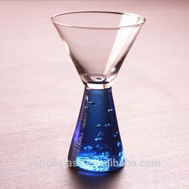 Wholesale New products Cocktail glass cup, martini cup,colored ball stem wine glass