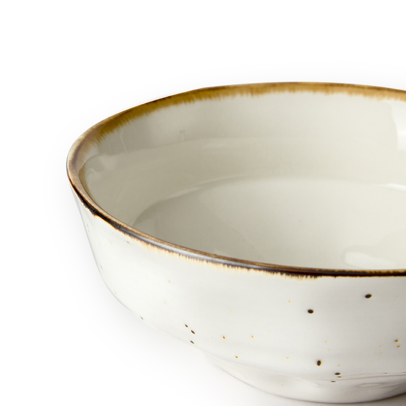 new arrival crokery horizontal stripes trapezoid salad bowl glaze restaurant ceramic bowl