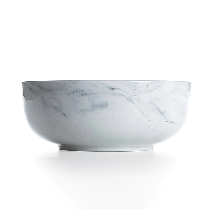 Hotel Supplies Gold Rim Grey Porcelain Marble, Latest Product Gold Rim Grey Marble Crockery, China Soup Bowl^