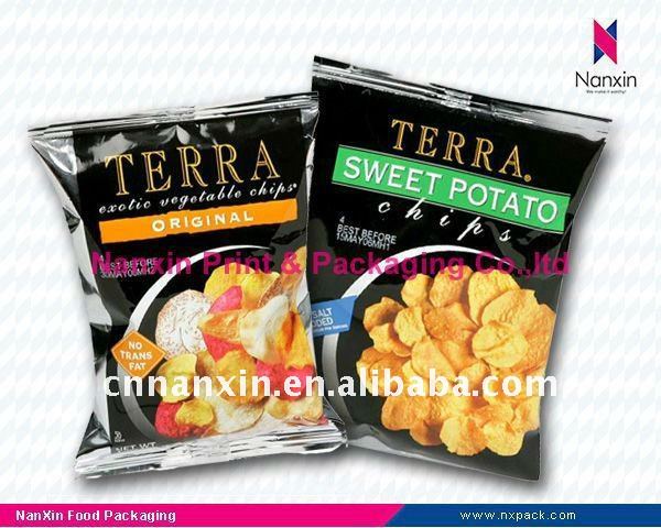 Food packaging bag Potato Chips packaging pouch