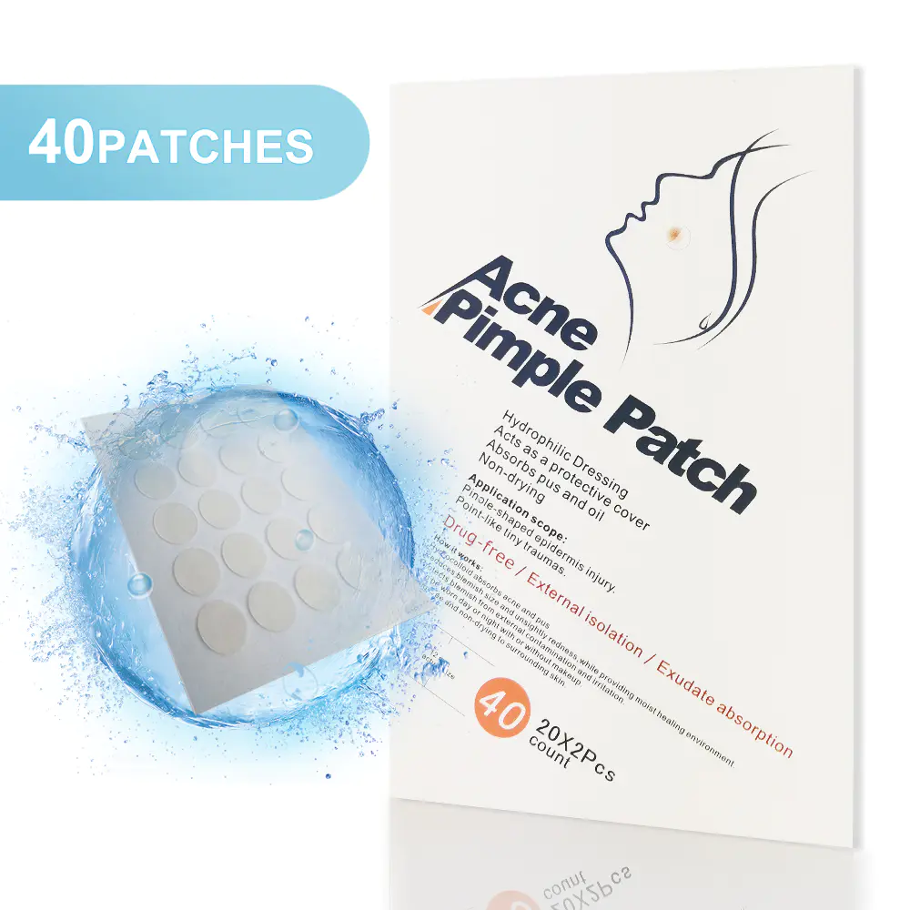 China acne pimple patch Invisible absorbing spot dressing hydrocolloid acne patch