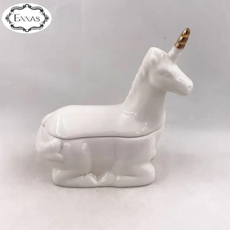 Horse/tiger/goose custom animal ceramic statue home decoration
